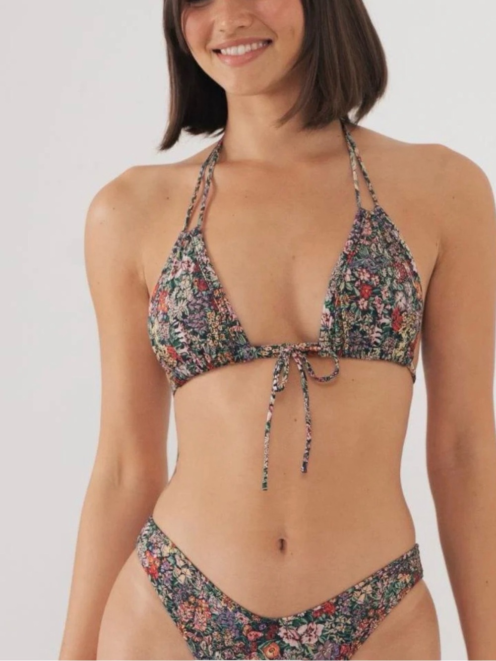 Montce Mara Euro Bikini Set in Multi-Color Floral